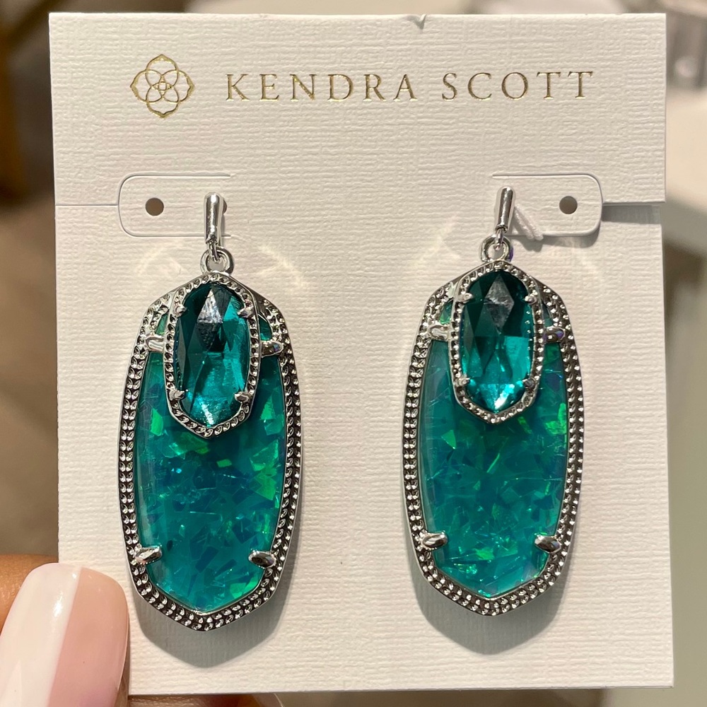 NFS NEW Kendra Scott Teal Illusion Emmy’s(Do Not Buy)
